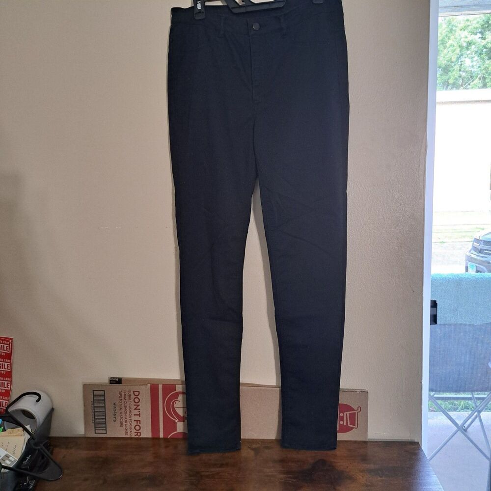 Divided H& M Size 12 Super Skinny Black Pants